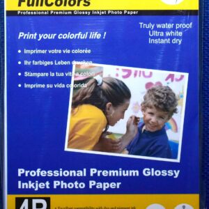 Full Color 4R Glossy Inkjet Photo Paper